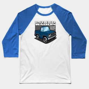 Medium Blue Iridescent - Power Wagon Baseball T-Shirt